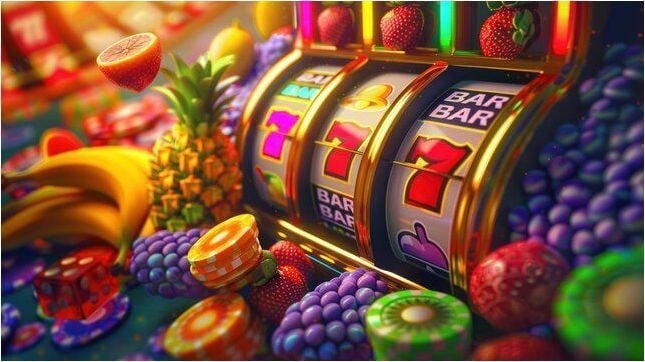 Meja permainan live casino dengan dealer profesional dan pemain antusias